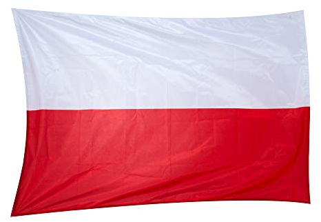 Fahnen Kössinger, Hissflagge im Querformat, Fahne Bundesland Oberösterreich, Hissfahne ohne Wappen, hochwertiger Siebdruck, brillante Farben, weiß-rot, reißfest, 200 x 120 cm, 2,4 m² Fläche