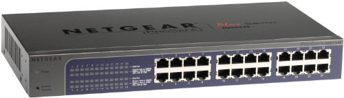 NETGEAR JGS524E Switch Smart Managed Plus a 24 Porte Gigabit Ethernet, Assistenza a Vita ProSAFE, Montaggio su Desktop o su Rack