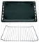 SET 1 teglia da forno 1 griglia Bauknecht 48124183838128 e 481245819334