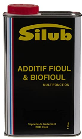 SILUB - Additif Multifonction destiné au fioul de Chauffage et au biofioul jusqu'à F10 - Agit Contre l'encrassement et Les dépôts