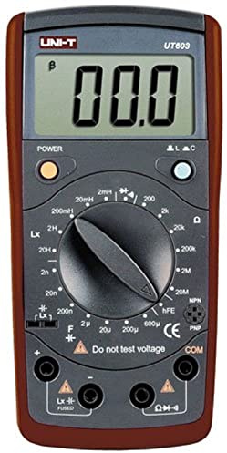 Uni-T UT-603 Misuratore di Induttanza e Capacità, Nero