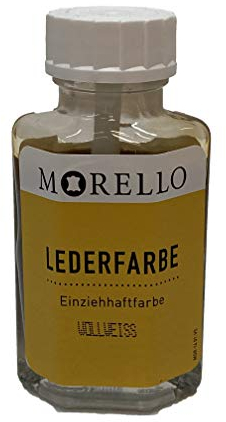 Morello Lederfarbe für Glattleder 40ml (40ml, Wollweiß)