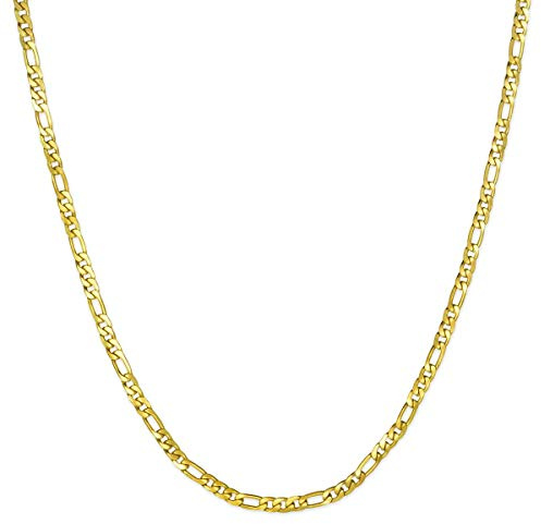 Soul-Cats Figarokette mit oder ohne Armband für Männer, Herren aus Edelstahl in Gold (Verschiedene Längen und Breiten)