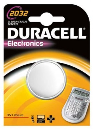 4 batterie al litio Duracell CR2032