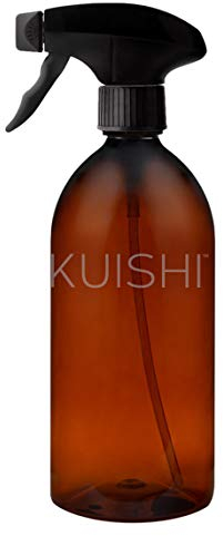 Kuishi Bernsteinfarbene Sprühflasche aus Kunststoff, 1 l, 1000 ml, 1 Stück, Sprühflasche für die Hydratisierung von Pflanzen, für Reinigungslösungen, Gartenarbeit, Haus und Schönheit