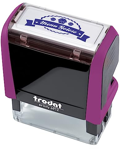 Printy 4912 Kreative Stempel Menu Goloso selbstfärbend blau - Homemade Kollektion