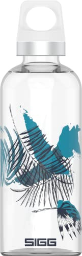 SIGG Star Trinkflasche (0.5 L), schadstofffreie und auslaufsichere Trinkflasche, hitzebeständige Trinkflasche aus Glas in der kultigen SIGG-Form