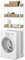 EUGAD Scaffale Sopra Lavatrice a 3 Ripiani, Mobile da Bagno Salvaspazio, Scaffale da Bagno Porta Detersivi, Mobile Sopra WC, con Bordi Rialzati, Bianco e Legno Chiaro, 63x166.5x25cm
