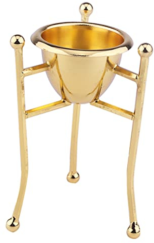 Cabilock Hueveras Cocidas 1 Pc Rejilla para Separador De Cocidos Estar De Pie Vasos para Servir Tazas De Huevo De La Novedad Huevera Individual Portahuevos Constituir Soporte Cobre