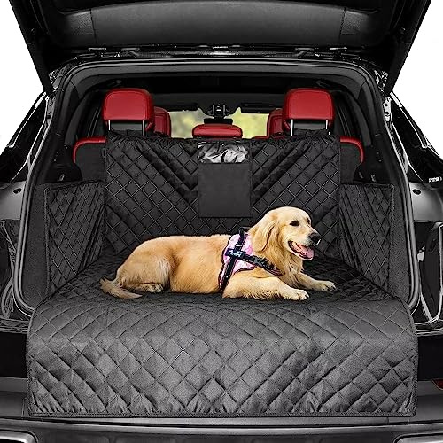 HONCENMAX Hund Fahrzeug Cargo-Liner-Abdeckung Haustier Sitzbezug Matte Nicht Rutschend Wasserdicht Universal für Auto SUV LKW Jeeps Vans