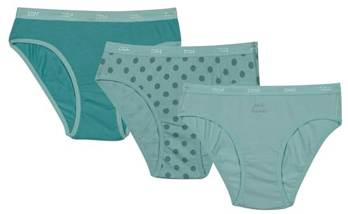 Dim Fille – Culottes Les Pockets Coton x3 | Ultra Douces & Confortables | Ceinture Élastiquée | Motifs Colorés