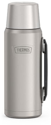 Thermos, ICON Series, Stainless Steel Beverage Bottle, Matte Stainless Steel, 40 oz