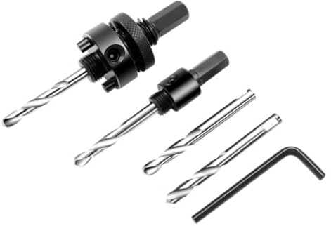 Drill Bits kit LAIWEI 5PCS Hole saw arbor set, drilling tool for hole saws 16-300 mm (5PCS)