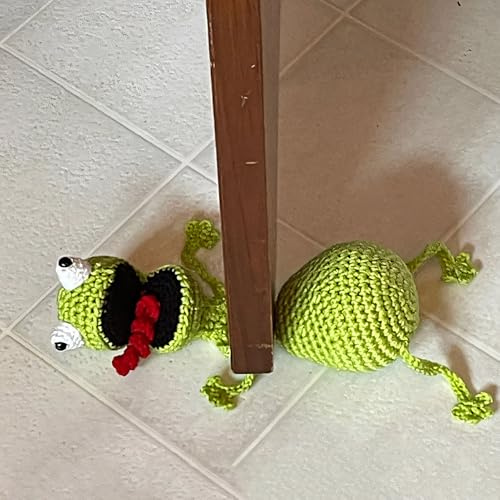 Türstopper Tier, Handgefertigter Türstopper mit Tiermotiven, Niedliche Dekorative Figur Türstopper für Haus und Büro, Innenraum Türstopper Stoff Tier Türstopper Boden für Kinderzimmer (Monster)