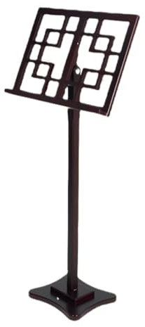 Notenständer aus Metall, tragbar, tragbarer Notenständer, Notenständer aus Massivholz, Notenblatt, Guqin Erhu, vertikal, verdickt, tragbarer Notenständer, antiker Notens