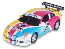 SCALEXTRIC - Coche de Carreras de Juguete Pull -Power - Clásico - Escala 1:43 (SCX Porsche 911 GT3 - #4)