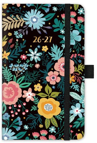 Pocket Diary 2026-2027, Weekly & Monthly 2026-2027 Academic Diary | Diary a6 Week to View from August 2026 to July 2027, Bonus Note Pages and Inner Pocket, 6.3 x 3.9