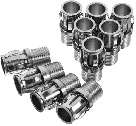 HOMSFOU 10Pièces Fixateur de Douille de Lampe Support Métallique pour Ampoules avec Verrouillage Sécurisé Connexion Étanche