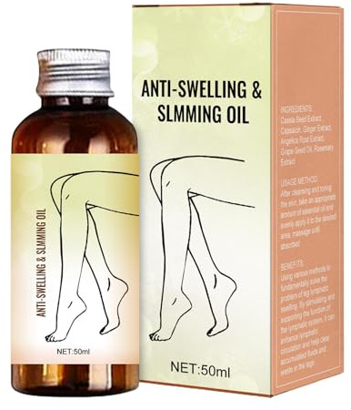 Massage Oil For Legs, Swell Clear Lymphatics Drainages, Texture À Absorption Rapide Et Non Grasse, Réduit Le Gonflement Des Pieds Et Des Jambes, Réduit Le Gonflement Des Jambes Naturellement