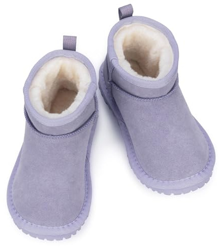 Mishansha Stivali da Neve Bambino Bambina Antiscivolo Caldi Gr.24-36 | Antiscivolo, Leggeri, Flessibile, Resistente all'abrasione, Outdoor, Fodera Calda, Scuola