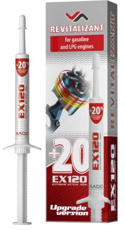 XADO EX120 Motor-Verschleißschutz Öl Additiv für Benzin- und Autogasmotoren - Schutz vor Verschleiß und Wiederaufbau der Oberflächen