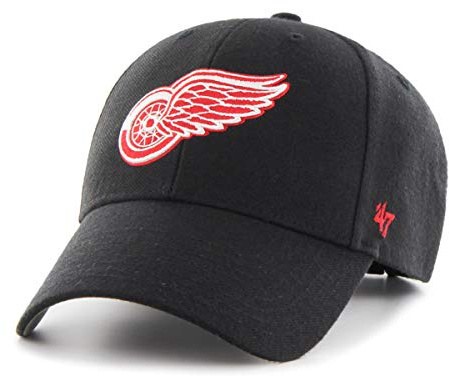 47 Detroit Red Wings justerbar keps Mvp Nhl svart – en storlek, Svart, one size