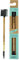 Feel Natural - Pinceau Maquillage Yeux - Duo Cils et Sourcils : Brosse et Peigne - En Bambou Naturel - 1 Unité
