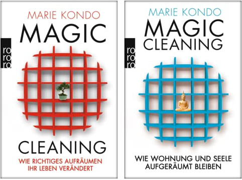 Marie Kondo | 2er Set als Softcover | Magic Cleaning (1) - Wie richtiges Aufräumen Ihr Leben verändert + Magic Cleaning (2) - Wie Wohnung und Seele aufgeräumt bleiben