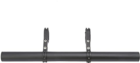 Alvinlite Fahrradlenkerverlängerung Doppellenker Aluminiumlegierung Leichte Doppelfahrradverlängerungsstange zum Halten des Fahrradtachometers für 0,87-1,25-Zoll-Stangenkaliber