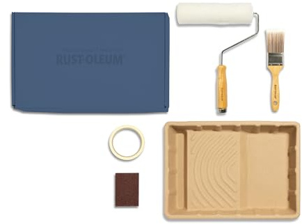 Rust-Oleum Ready to Roll - Eco Paint Kit (Large) - Floor Tile Paint Deep Blue
