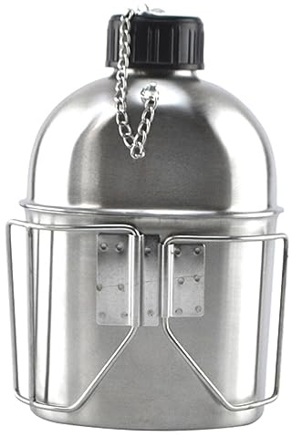 GRIRIW Borraccia Inossidabile Kettle Portatile per Attività Outdoor Escursioni e Sport Contenitore per Resistente e Facile Trasportare