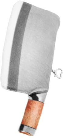 FRCOLOR Bolso de Mano de Felpa con Cremallera Forma de Cuchillo de Cocina para Halloween Accesorio Portátil para Fiesta y Juguete de Broma para Guardar Monedas y Objetos Pequeños