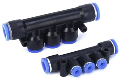 Raccordi Pneumatici PK/PKG Raccordo For Tubo A Cinque Riduzioni 4-12 Mm OD Tubo Raccordo Rapido For Gas In Plastica A Innesto Idraulica(PKG 12-8mm)