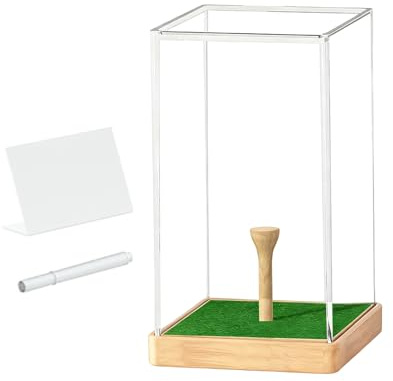 Support de Balle – Vitrine Collector, récipient sphérique, boîte de présentation Transparente, matériau Acrylique résistant aux UV, vitrine de qualité supérieure, étagère de Bureau à Domicile