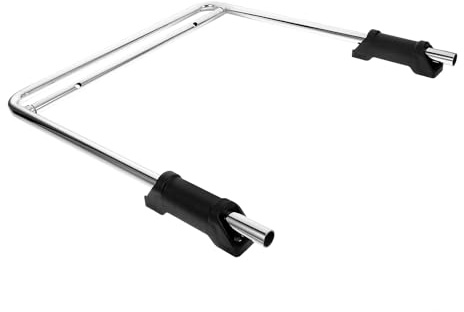 MUCKLILY Reposapiés para Silla de Oficina 37 Cm Retráctil y Giratorio, Soporte Metálico Resistente para Piernas y Pies, Cojín Ergonómico Compatible Sillas de Escritorio y Gaming, Accesorio