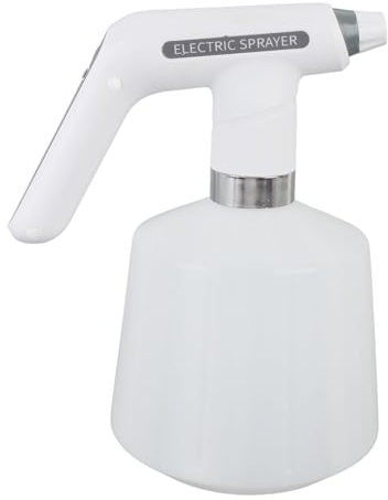 Xiuganpo Botella Pulverizadora Eléctrica de 1,5 L, Boquilla Ajustable de Niebla Fina para Plantas, Pulverizador de Agua Automático Recargable para Jardinería Interior y Exterior