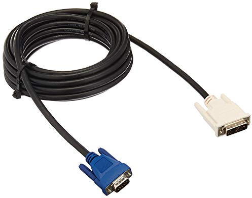 C2G 3m DVI-A Male to HD15 VGA Male Analog Video Cable 3m DVI-A VGA (D-Sub) Negro - Adaptadores de cable de vídeo (3 m, DVI-A, VGA (D-Sub), Macho/Macho, Negro, 0,907 kg (2 libras))