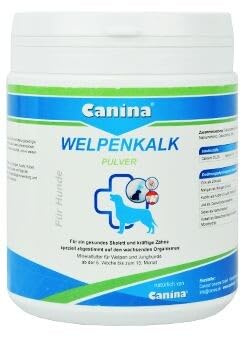 Canina Valpkalkpulver, 1-pack (1 x 0,9 kg), 12071 0, brun
