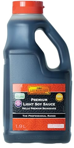 Lee Kum Kee Helle Sojasauce Premium – Würzsauce auf Sojabasis – PET-Flasche – 1 x 1,9 l