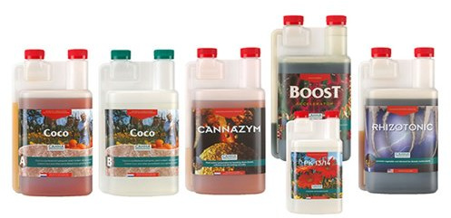 Canna växande näringsämnen set