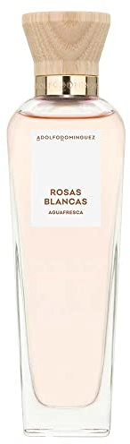 Adolfo Dominguez Agua Fresca de Rosas Blancas Agua de Tocador Vaporizador, 120 Ml