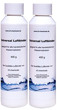 2 x Universal Luftbinder für Wassermatratzen (2 x 400g / Doppelpack)