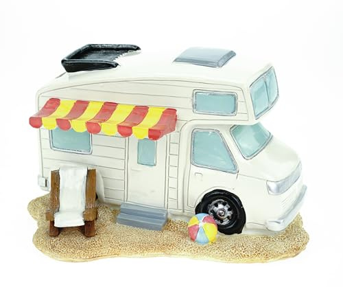 Spardose Wohnmobil 15 cm Reisekasse Urlaubskasse Urlaub Sparschwein handbemalt