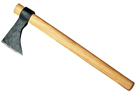 Windlass Competition Throwing Axe Hand Forged High Carbon Steel Hatchet with Hickory Handle for Target Practice Camping Hunting