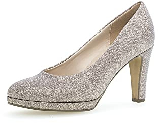Gabor Donna Scarpe col Tacco, Signora Scarpe col Tacco Classiche,Nobile,Comodo,Scarpe Business,Scarpe del Tribunale,Ufficio,Rosato,39 EU / 6 UK