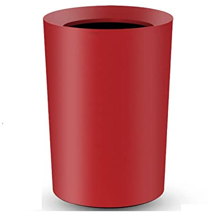 Contenedor de Basura Basura Can Baño de oficina Cuarto de oficina Rojo Rojo Tipo Simple Basura Capacidad de Papel de Papel de Residuos de Interior Cocina Basura Basura Bote de Basura ( Color : A )