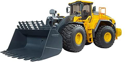bruder 02458 - Volvo Radlader L260H, Véhicule de construction, Chantier, Chargeuse, Jouets