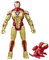 Marvel Mech Strike Mechasaurs Iron Man 4 Inch Action Figure with Weapon Accessories, Toy for Ages 4 and Up, Medium