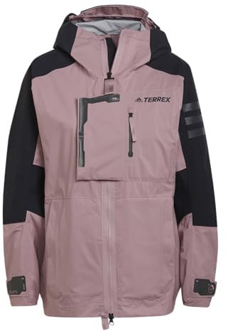 adidas WOMEN S TERREX XPLORIC RAIN.RDY HIKING JACKET, Magic Mauve / Black (as1, alpha, x_l, regular, regular)