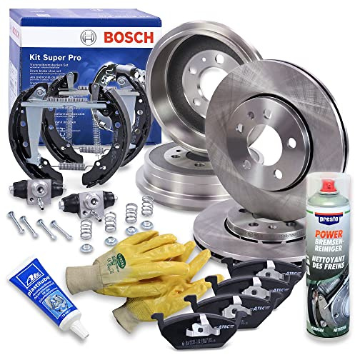 ATEC Germany Bremsenset Vorderachse inkl. Bremsscheiben Ø 256 mm Belüftet + | Kompatibel mit: SEAT CORDOBA, IBIZA III, VW FOX Schrägheck, FOX Van, POLO, POLO IV Stufenheck, POLO Van Kasten/Kombi